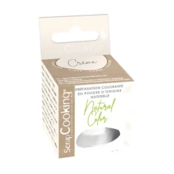 SCRAPCOOKING Colorant Alimentaire Naturel en Poudre Blanc Crème 10g Discount