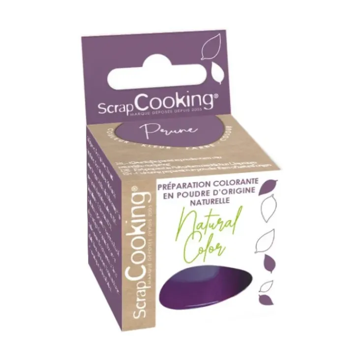 SCRAPCOOKING Colorant Alimentaire Naturel en Poudre Violet 10g Best