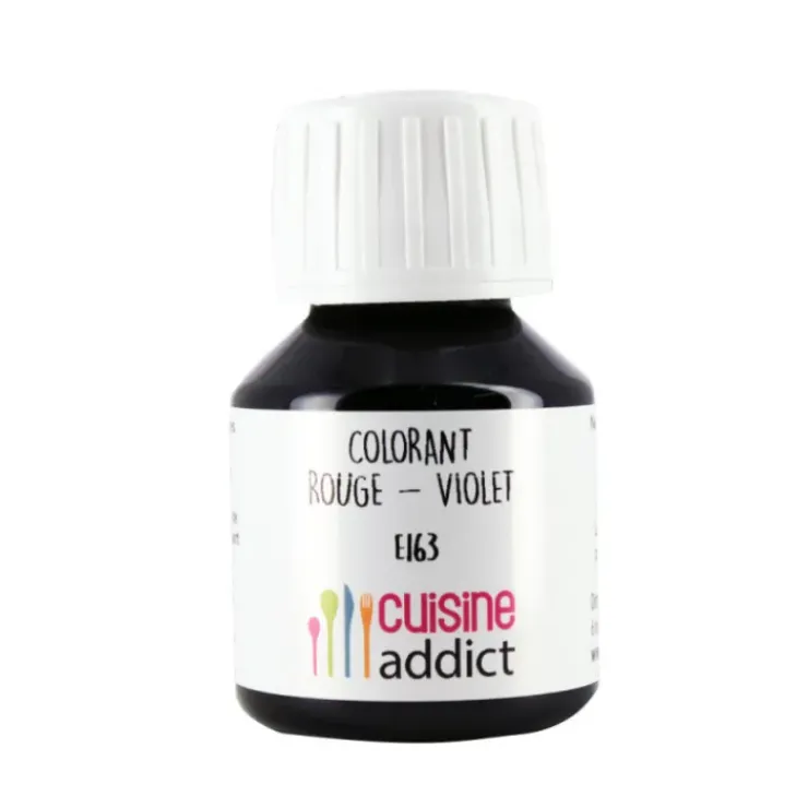 CUISINEADDICT Colorant Alimentaire Naturel Rouge Violet Anthocyane E163 Liquide 58 ml Online