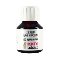 CUISINEADDICT Colorant Alimentaire Naturel Jaune Curcuma E100 Liquide 58 ml Clearance