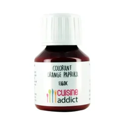 CUISINEADDICT Colorant Alimentaire Naturel Orange Paprika Liquide 58 ml