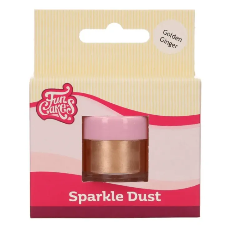 FUNCAKES Colorant Alimentaire Or Brun Métallisé 3,5 g