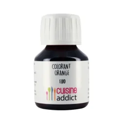 CUISINEADDICT Colorant Alimentaire Orange E110 Liquide 58 ml