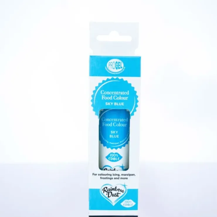 RAINBOW DUST Colorant Alimentaire ProGel Bleu Ciel 25g Hot