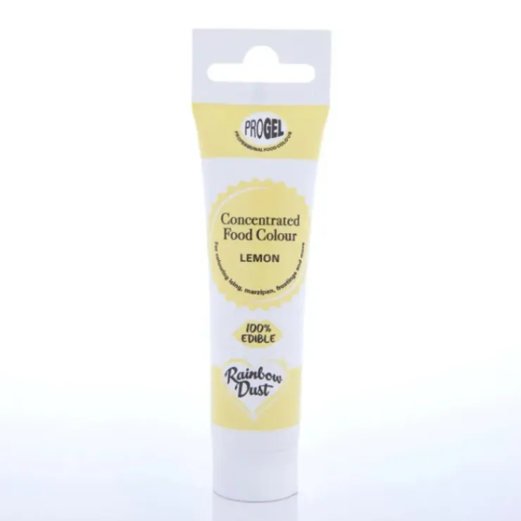 RAINBOW DUST Colorant Alimentaire ProGel Jaune Citron 25g