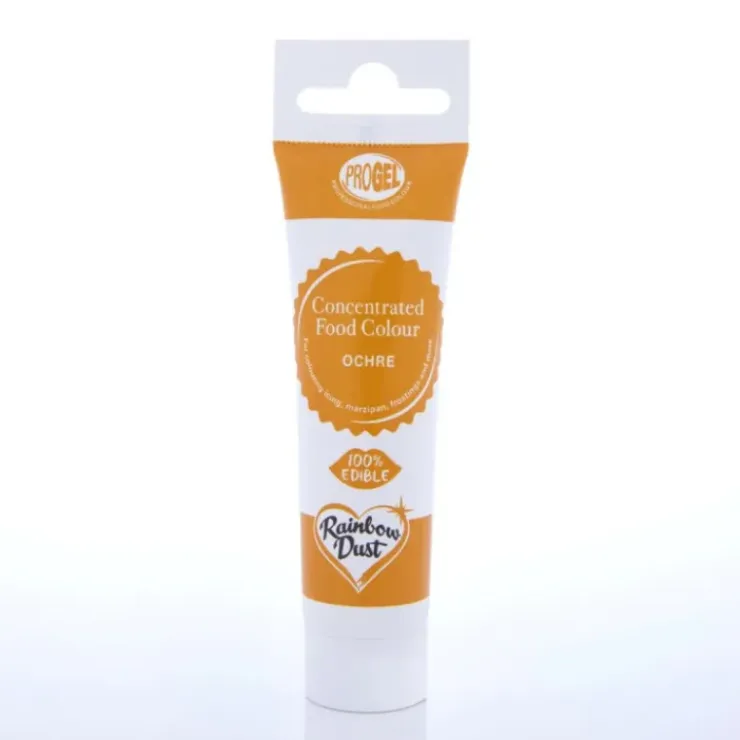 RAINBOW DUST Colorant Alimentaire ProGel Ocre 25g