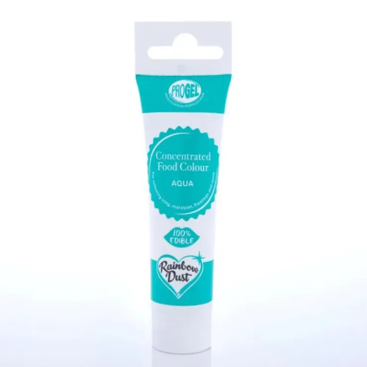 RAINBOW DUST Colorant Alimentaire ProGel Bleu Aqua 25g Outlet