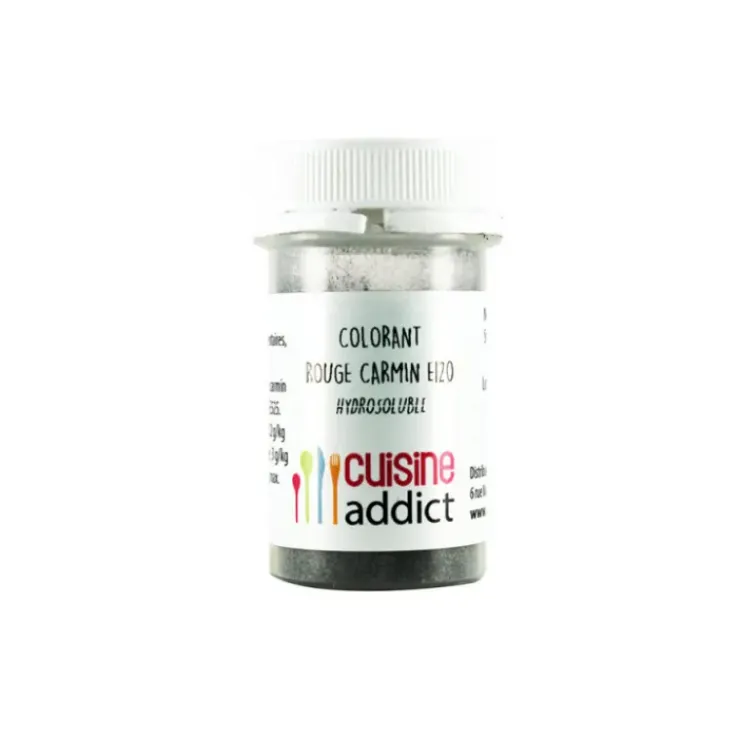 CUISINEADDICT Colorant alimentaire Rouge Carmin E120 10g Poudre Hydrosoluble Clearance