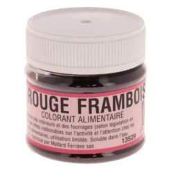 MALLARD FERRIERE Colorant alimentaire Rouge Framboise E122 Poudre Hydrosoluble 20g Best