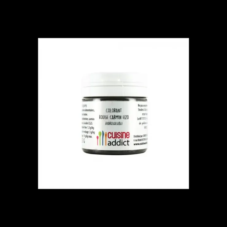 CUISINEADDICT Colorant alimentaire Rouge Carmin E120 25g Poudre Hydrosoluble Clearance