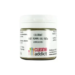 CUISINEADDICT Colorant alimentaire Vert Pomme E141/E160A Poudre Hydrosoluble 25 g Online