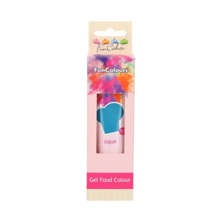 FUNCAKES Colorant gel alimentaire Bleu eau 30 g New
