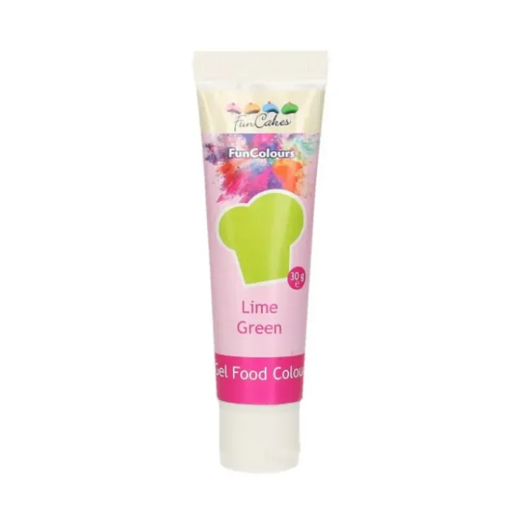 FUNCAKES Colorant gel alimentaire Vert citron 30 g New