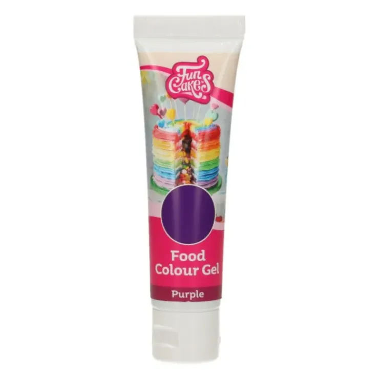 FUNCAKES Colorant gel alimentaire Violet 30 g Clearance