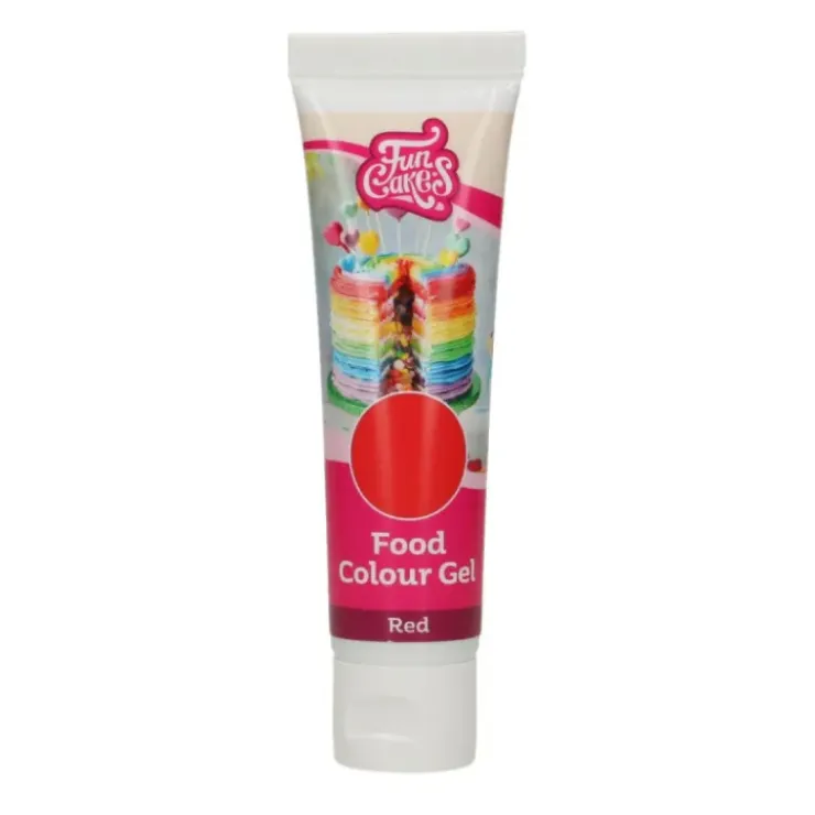 FUNCAKES Colorant gel alimentaire Rouge 30 g Best