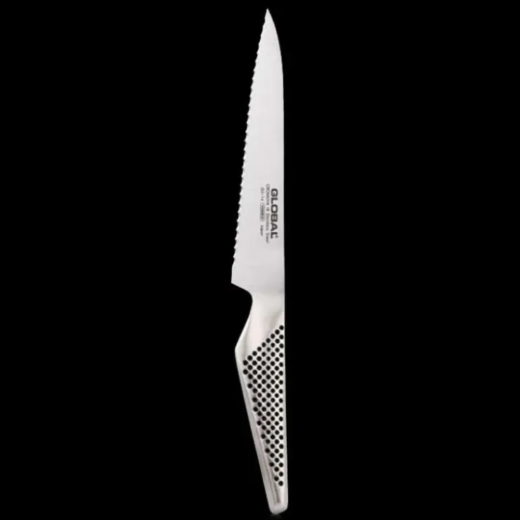 GLOBAL Couteau à lame crantée GS14 150 mm Online