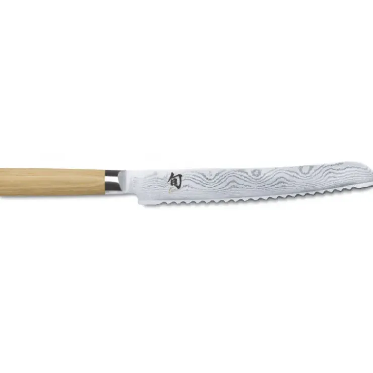 KAI Couteau à Pain 23 cm Shun Classic White Damas Hot