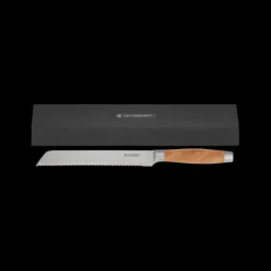 LE CREUSET Couteau à Pain en Bois d'Olivier 20 cm New