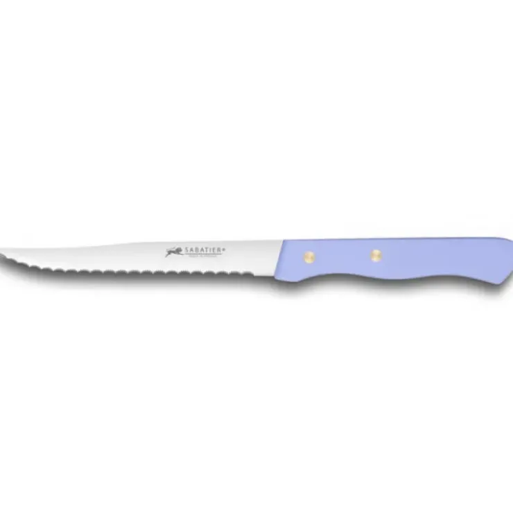 SABATIER Couteau à Steak Cranté 11,5 cm Mauve Discount