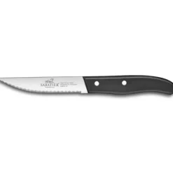 SABATIER Couteau à Steak Dallas 12,5 cm Manche Noir