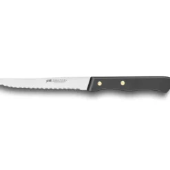 SABATIER Couteau de Table Cranté 10,5 cm Noir