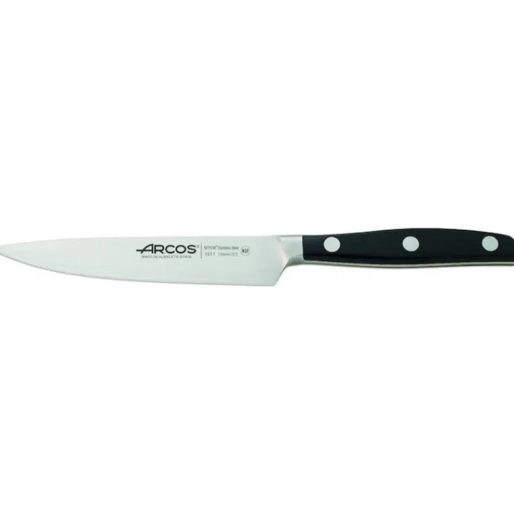 ARCOS Couteau d'Office 13 cm MANHATTAN Noir Outlet