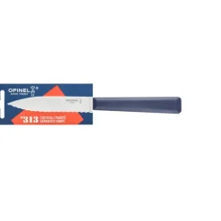 OPINEL Couteau d'Office 10 cm Cranté Bleu Les Essentiels + New