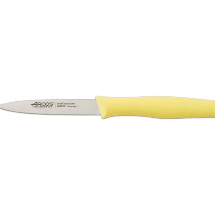 ARCOS Couteau d'Office Inox 10 cm Jaune Citron NOVA Best
