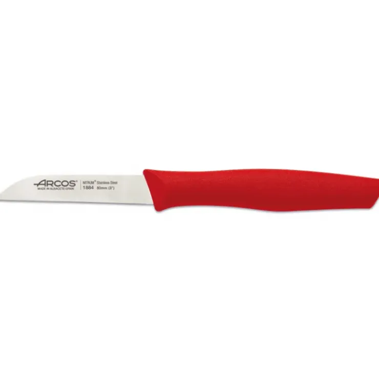 ARCOS Couteau d'Office Inox 8 cm Rouge NOVA Hot