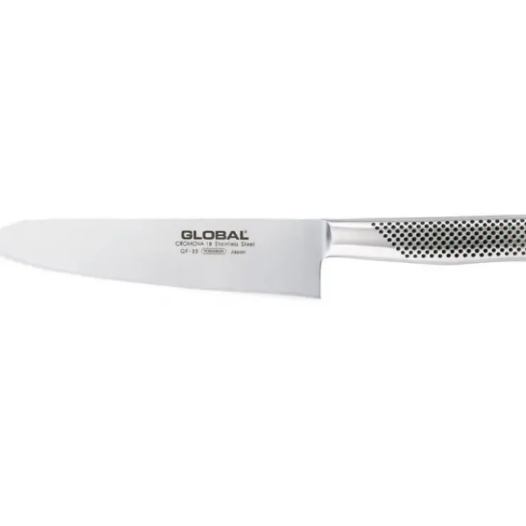 GLOBAL Couteau du Chef 21 cm - Lame Forgée Trempée Discount
