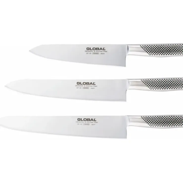 GLOBAL Couteau du Chef 21 cm - Lame Forgée Trempée Discount