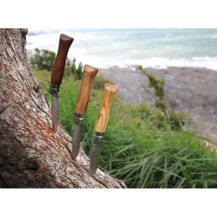 OPINEL Couteau N°9 avec Manche en Chêne Sale