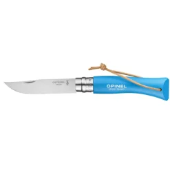 OPINEL Couteau N°7 Baroudeur Cyan Colorama Hot