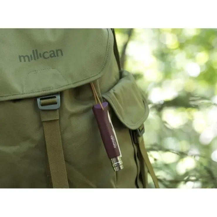 OPINEL Couteau N°8 Baroudeur Grenat Colorama Hot