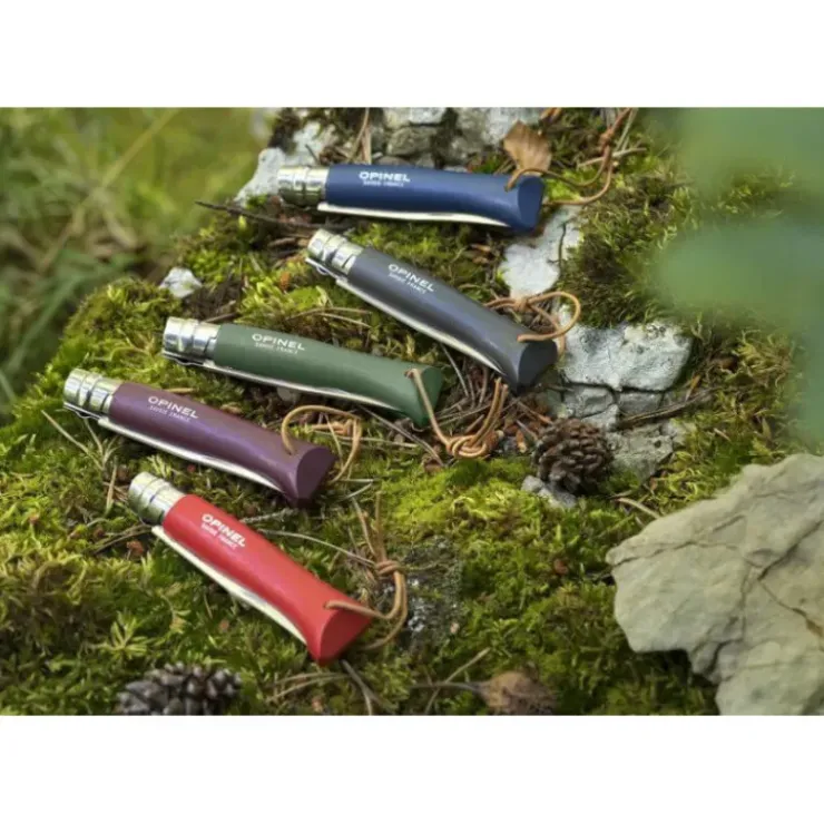 OPINEL Couteau N°8 Baroudeur Noir Brun Colorama