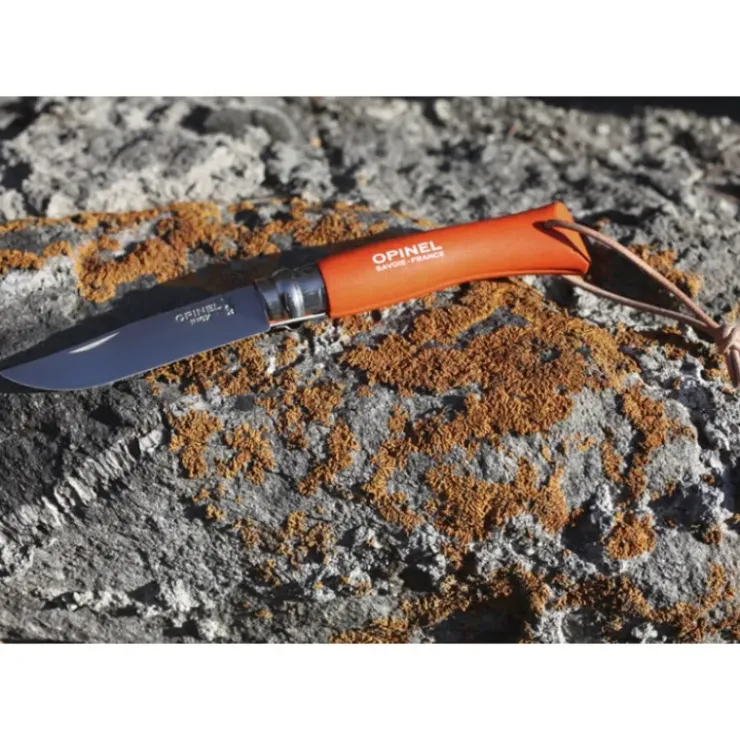 OPINEL Couteau N°7 Baroudeur Orange Colorama Discount