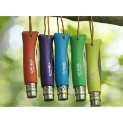 OPINEL Couteau N°7 Baroudeur Orange Colorama Discount