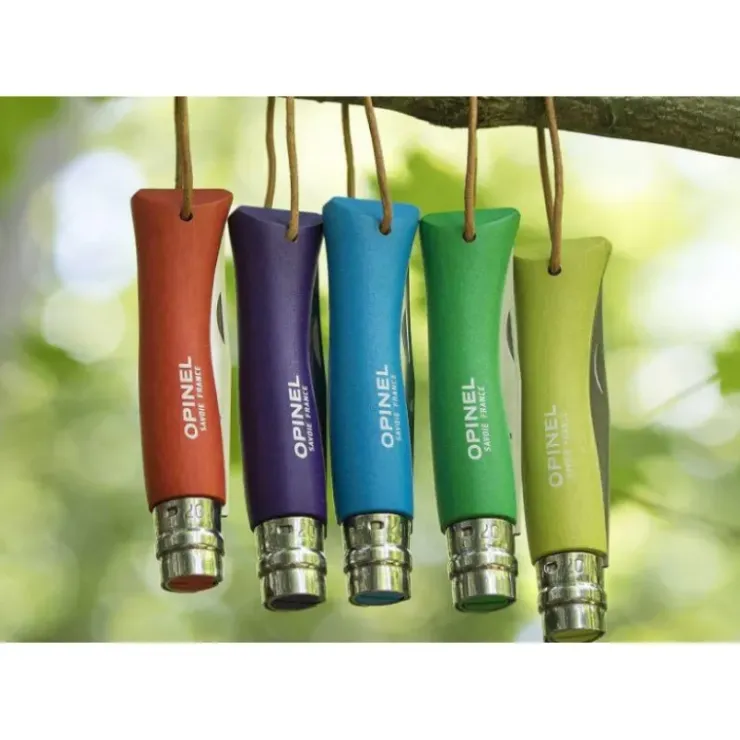 OPINEL Couteau N°7 Baroudeur Orange Colorama Discount