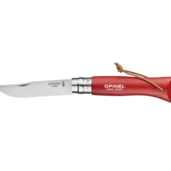 OPINEL Couteau N°8 Baroudeur Rouge Colorama Hot