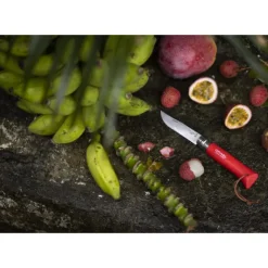 OPINEL Couteau N°8 Baroudeur Rouge Colorama Hot