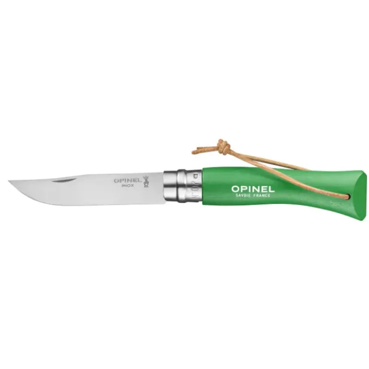 OPINEL Couteau N°7 Baroudeur Vert Prairie Colorama Discount