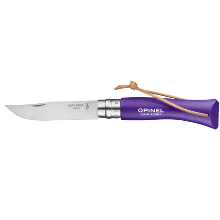 OPINEL Couteau N°7 Baroudeur Violet Colorama Discount