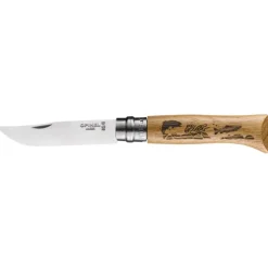 OPINEL Couteau N°8 Gravure Poisson Animalia Online
