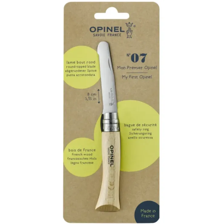 OPINEL Couteau pour Enfant N°7 Hêtre Mon Premier Hot