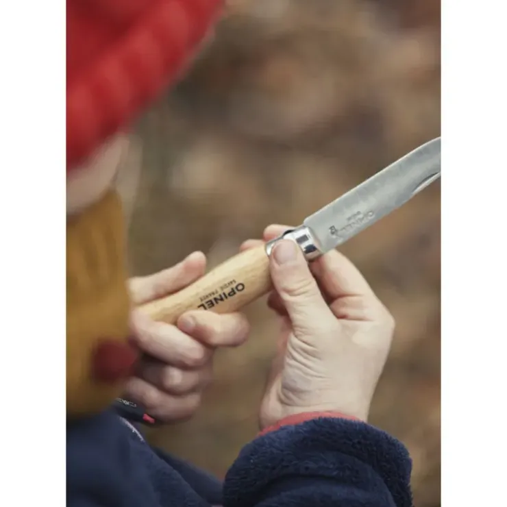 OPINEL Couteau pour Enfant N°7 Hêtre Mon Premier Hot