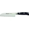 ARCOS Couteau Santoku alvéolé 14 cm RIVIERA noir Discount