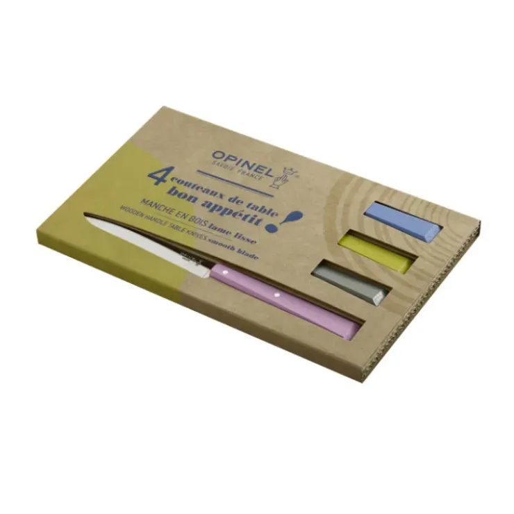 OPINEL Couteaux de Table (x4) Campagne Bon Appétit ! Clearance