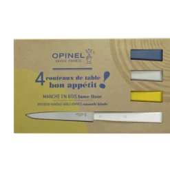 OPINEL Couteaux de Table (x4) Céleste Bon Appétit ! Clearance