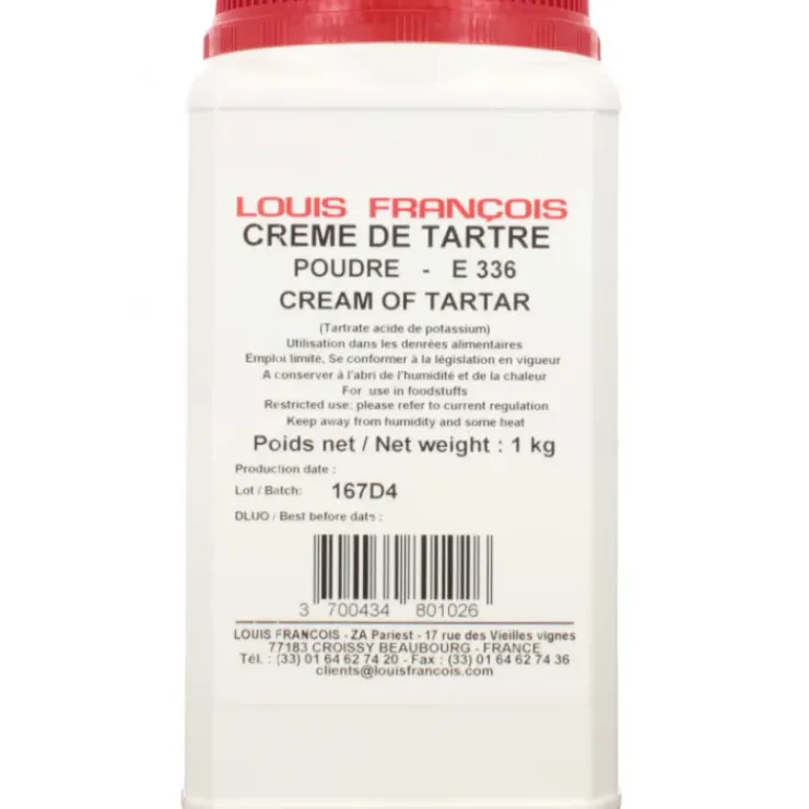 LOUIS FRANCOIS Crème de Tartre poudre 1 kg Louis François New