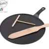 CHASSEUR Crêpière Fonte Émaillée 30 cm Noir avec Accessoires Online